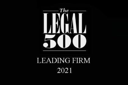 Cai & Lenard рекомендованы рейтингом The Legal 500 EMEA 2021 в сфере банковского, финансового права и рынков капитала