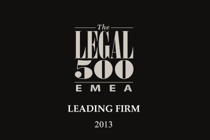 Recommended by Legal 500